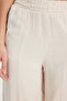 Women's relaxed fit soft-touch stone washed jeans with elastic waistband and double pockets. - 5