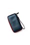 Carlye Genuine Leather Navy Blue Khaki Unisex Front Pocket with Wristlet Zipper Rfid Protect Bag - 5