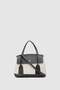 Suede Garnili Canvas Handbag and Crossbody Bag in Black - 5