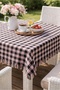 Checked Tablecloth , Pötikara Pattern Tablecloth, Small Square Pattern Picnic Cloth