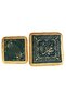 Beard Cover Puşide Lower-Upper 2 Pieces Turbe Green (39X39Cm - 30X30Cm) 295 Gr