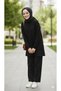 Women's Hijab Clothing Seasonal Modal Fabric Crew Neck Tunic Top and Bottom Set - 4