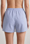 Striped Comfortable Elastic Waist Home Pajama Shorts - 2