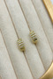 Special Series Zircon Stone Detailed Women's Hoop Earrings (First Class Quality/Does Not Tarnish/Rustproof) - 6