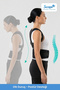 Premium New Generation Women's Upright Posture Corset Anti-Hunchback Posture Corrector Reinforced Underwire Support Adjustable Buckle Shoulder Straps Breathable Comfortable Orthopedic Back Upright Corset - 6