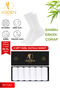 Bamboo Men's Socks White Premium 6-Piece Box, Seamless Toe, Washable