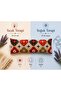 Lavender Filled Eye Pillow 100% Pure Cotton Washable Cover (Etni̇k D Patterned - 7