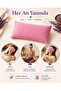 Lavender Filled Eye Pillow 100% Pure Cotton Washable Cover (Pink) - 6