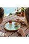 Asuan Handmade Rattan Tray 35 cm – Natural Wicker Presentation Tray, Bohemian Decorative Serving Tray - 8