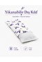 Lavender Filled Eye Pillow 100% Pure Cotton Washable Cover (Lavender Patterned) - 6