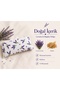Lavender Filled Eye Pillow 100% Pure Cotton Washable Cover (Lavender Patterned) - 7