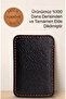 100% Genuine Leather Handmade Italian Card Holder Minimalist Design - 2