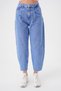 Pleated high waist balloon skater jeans - 5