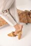Women's Mink Salome Straw Tassel Slippers Byndslm01 - 3
