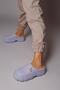 Women's Lilac Hera Butterfly Buckle Fur Lined Waterproof House Slippers 3cm Byndhfay02 - 2