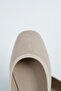 Women's Beige Suede Daily Low Heel Comfortable Ballerinas Byndmrj01 - 6