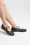 Women's Leather Ballerinas with Money Buckle Byndpt01 - 2
