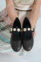 Women's Leather Ballerinas with Money Buckle Byndpt01 - 4