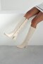 Women's Ten Barselona Long Heeled Leather Boots 6.5cm Byndrsl2432 - 4