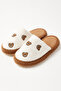 Women's Brown Teddy Bear Embroidered Plush House Slippers Byndfkb02 - 5