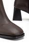 Hc-2700 Brown Heeled Zippered Women's Boots - 5
