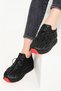Woman Black Breezy Parachute Fabric Red Sole Sneaker Sports Shoes 3cm Byndbre01 - 4