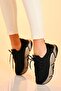 Women's Black Platinum Sports Sneaker 4.5cm Byndrsl400 - 2