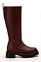 236-340 Burgundy Zippered Daily Women's Boots - 4