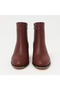 Women's Burgundy Vicky Heeled Leather Boots 6.5cm Byndrsl2406 - 5