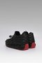 Woman Black Breezy Parachute Fabric Red Sole Sneaker Sports Shoes 3cm Byndbre01 - 6