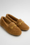 Women's Brown Buckle Plush Home Slippers Byndvt03 - 4