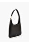 Solid Shoulder Bag with Strap Handle - 2