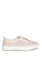 Truva 112 Beige Genuine Leather Women's Shoes - 2