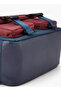 Solid Textile Backpack with Adjustable Straps - 7