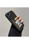 iPhone 16E Compatible Soft Silicone Phone Case with Velvet Inside and Camera Protection Vinícius Pattern - 5