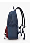 Solid Textile Backpack with Adjustable Straps - 4