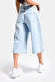 شورت نسائي من نوع Ice 4s6-3 Super Baggy Fit Maxi Boy Bermuda Denim - 5