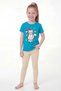 Girl's T-Shirt with Short Sleeves Printed B7 - 2
