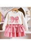 Girl's Skirt with Sweet Bow