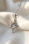 Stargirl Star Sparkling North Star Steel Necklace