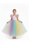 D' Daniela - Long Unicorn Party Dress - Multicolor - 1Y to 12Y - 3