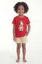 Printed Short Sleeve Girls' T-Shirt B9 - 2