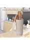 Kitchen Knife Set, Retrosohoo 6-Pieces Khaki Sharp Knife Block Sets for Kitchen - 5