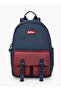 Solid Textile Backpack with Adjustable Straps