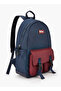Solid Textile Backpack with Adjustable Straps - 2
