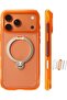 Ostand Q3 Air, iPhone 17 Pro Case with 360°Rotating Magnetic Stand MagSafe Compatible, Orange