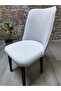 Large Oval Chair Cover Jacquard Bombu Bohemian Fabric Village Anthracite - 8