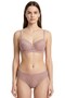 Women's Dusty Rose Lace Unpadded Bra Set