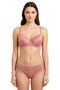 Women's Pink Lace Push-Up Bra Set - 2