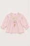 Baby Girl Newborn 100% Cotton Lace Detailed 5-Piece Set Stylish Hospital Discharge Set - 3